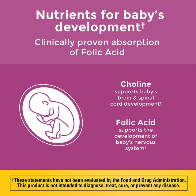 Prenatal Folic Acid + DHA + Choline Gummies