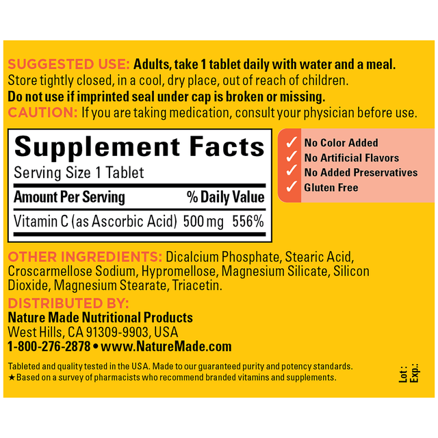 Vitamin C 500 mg Tablets