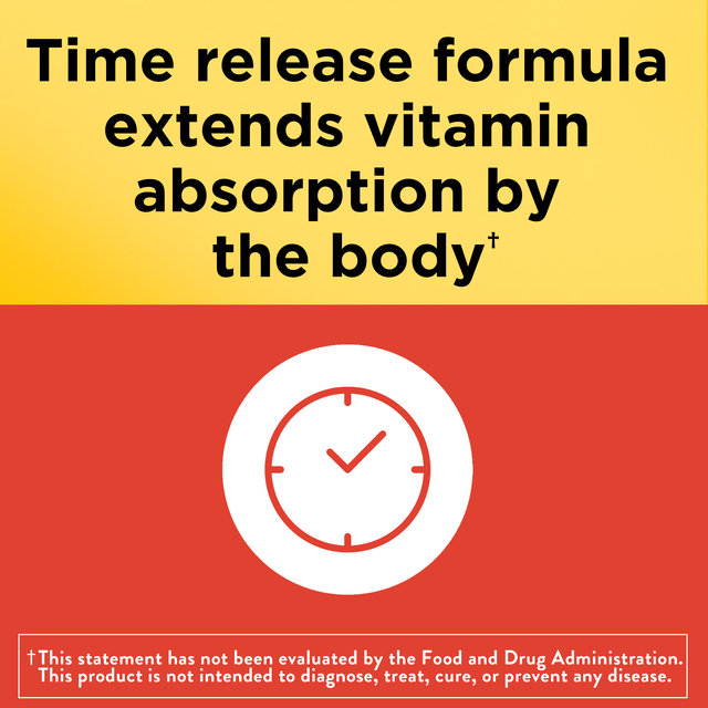 Vitamin C 1000 mg Time Release with Rose Hips Tablets