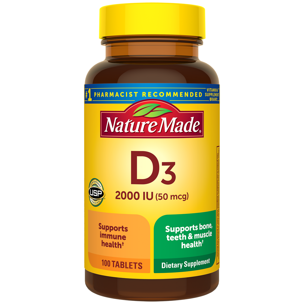 Vitamin D3 2000 IU (50 mcg) Tablets