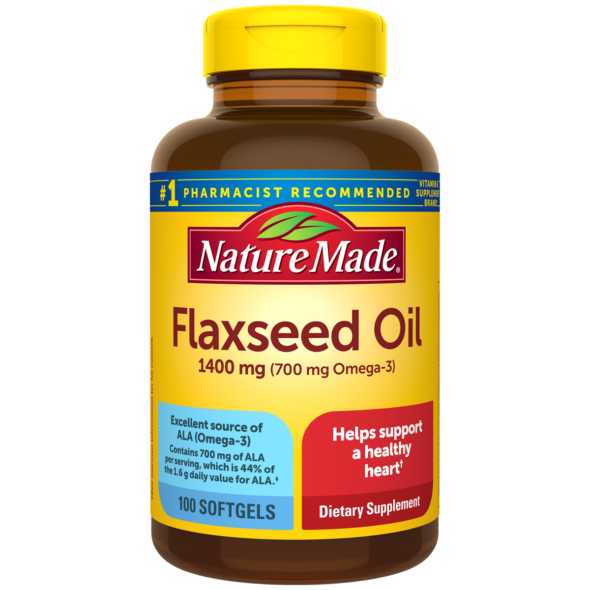 Flaxseed Oil 1400 mg Softgels