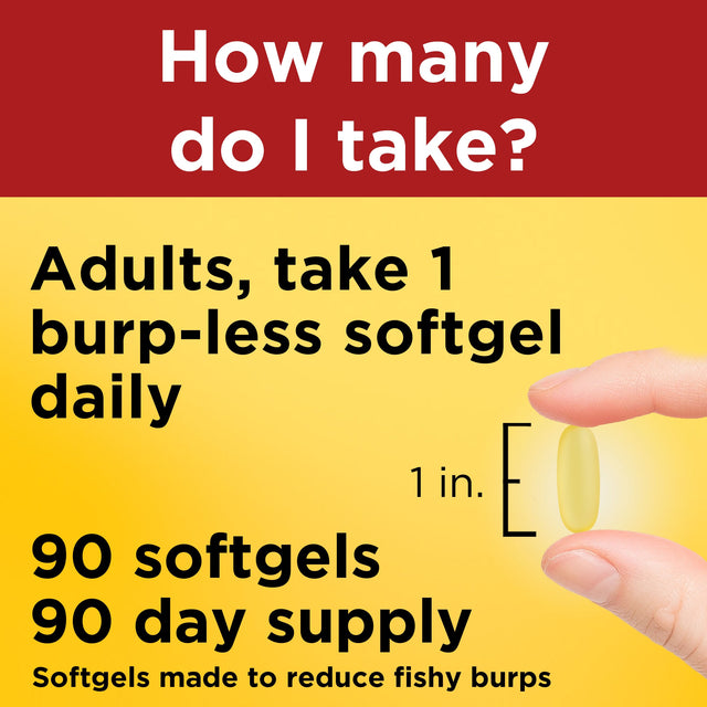 Ultra Omega-3†† from Fish Oil 1400 mg Softgels, Burp-Less♦