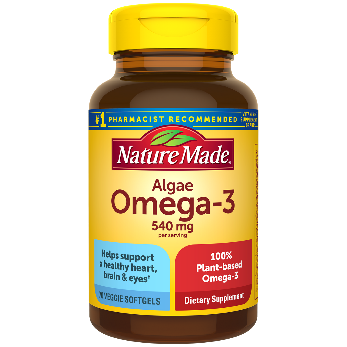 Algae Omega-3 540 mg Softgels