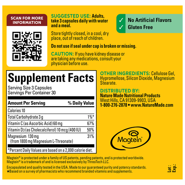 Magtein® Magnesium L-Threonate