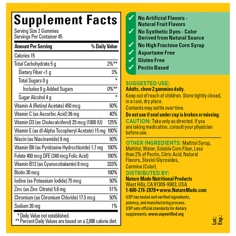 Zero Sugar‡ Multivitamin Gummies