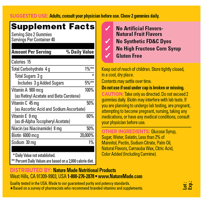 Advanced Hair, Skin & Nails Gummies