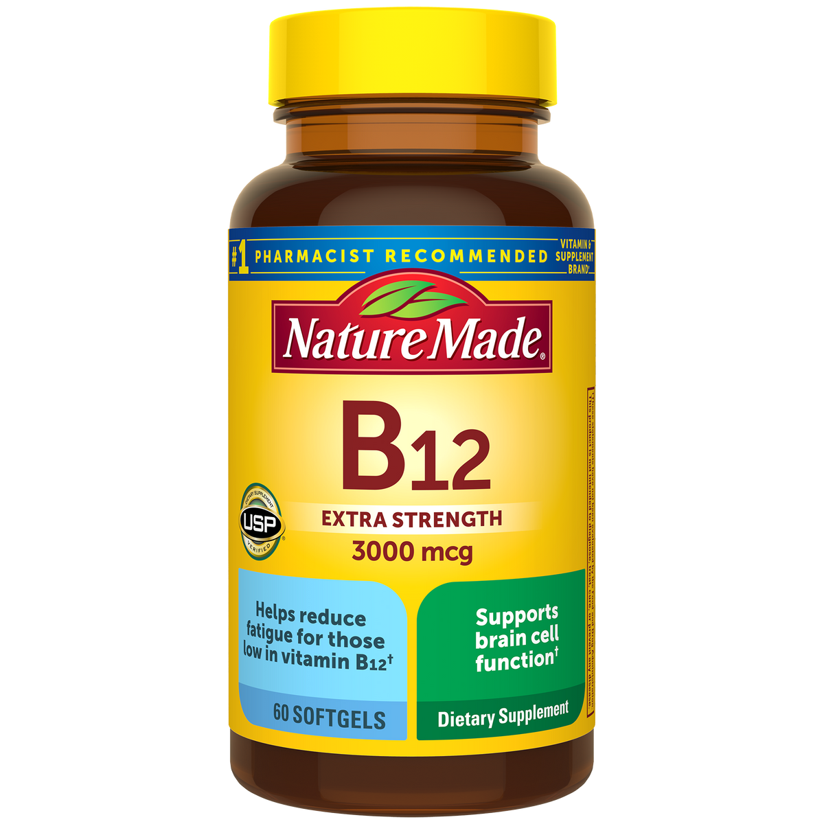Vitamin B12 Extra Strength 3000 mcg Softgels