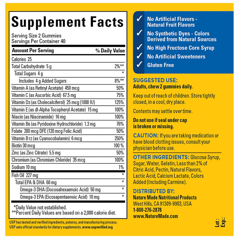 Men's Multi + Omega-3 Gummies