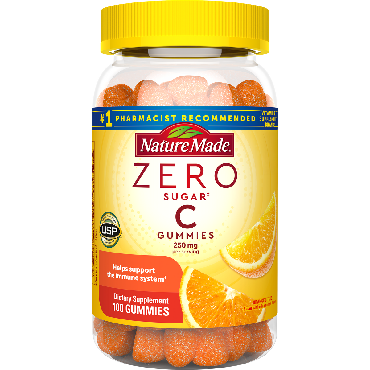 Zero Sugar‡ Vitamin C Gummies 250 Mg Per Serving