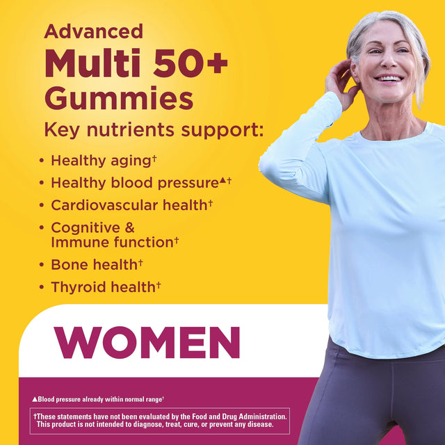 Women's Advanced Multivitamin Gummies 50+