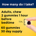 Time Release Melatonin Gummies Maximum Strength Dosage‡ 10 mg Per Serving