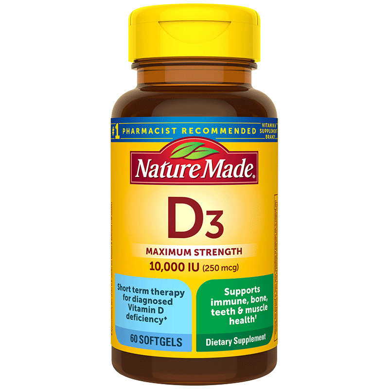 Vitamin D3 Maximum Strength 10,000 IU (250 mcg)
