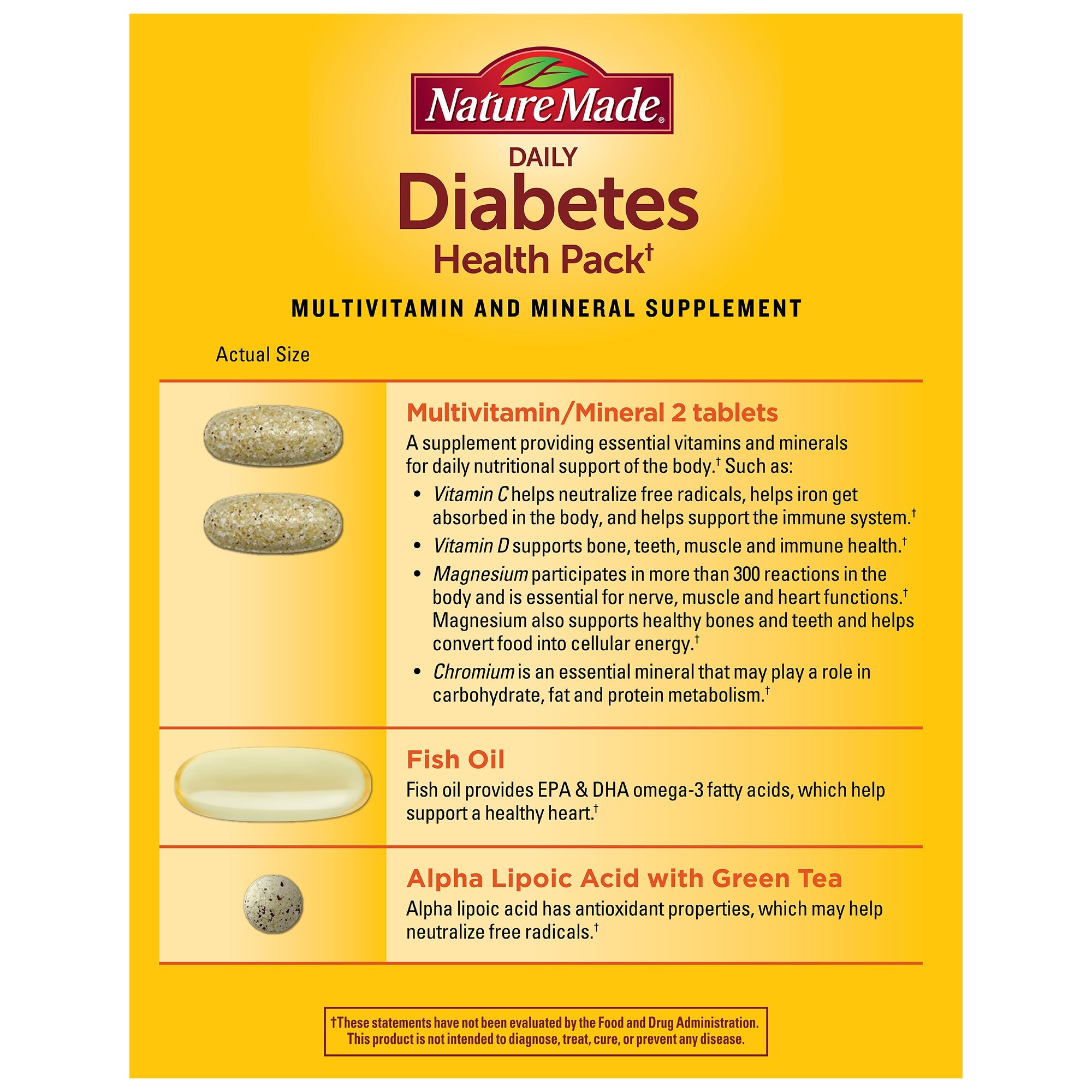 Diabetes Health Pack† Packets