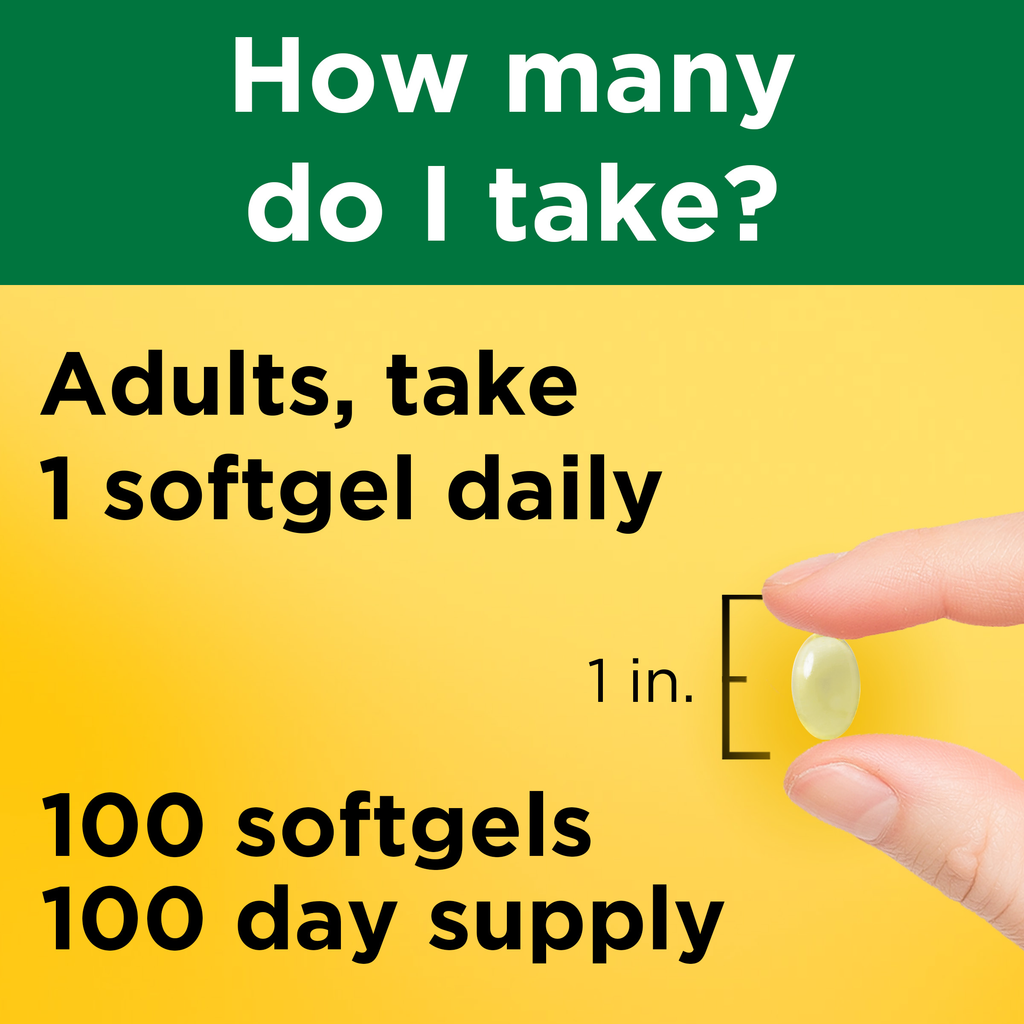 Vitamin E 400 IU (180 mg) dl-Alpha Softgels