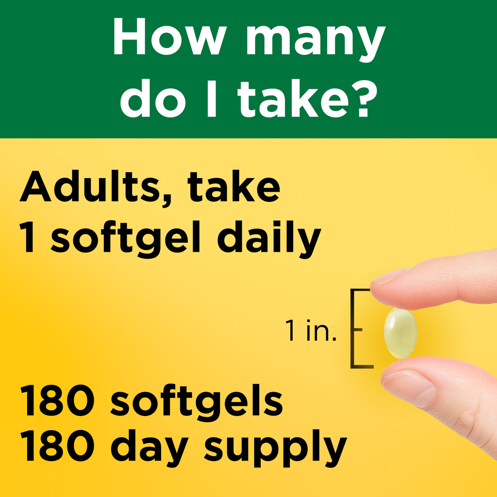 Vitamin E 400 IU (180 mg) dl-Alpha Softgels