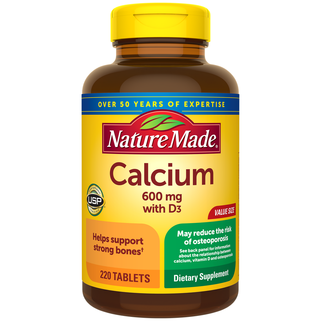 Calcium 600 mg with Vitamin D3 Tablets