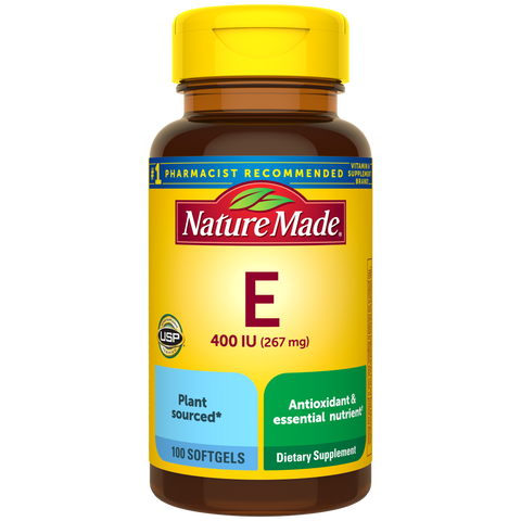 Vitamin E 400 IU (267 mg) d-Alpha Softgels