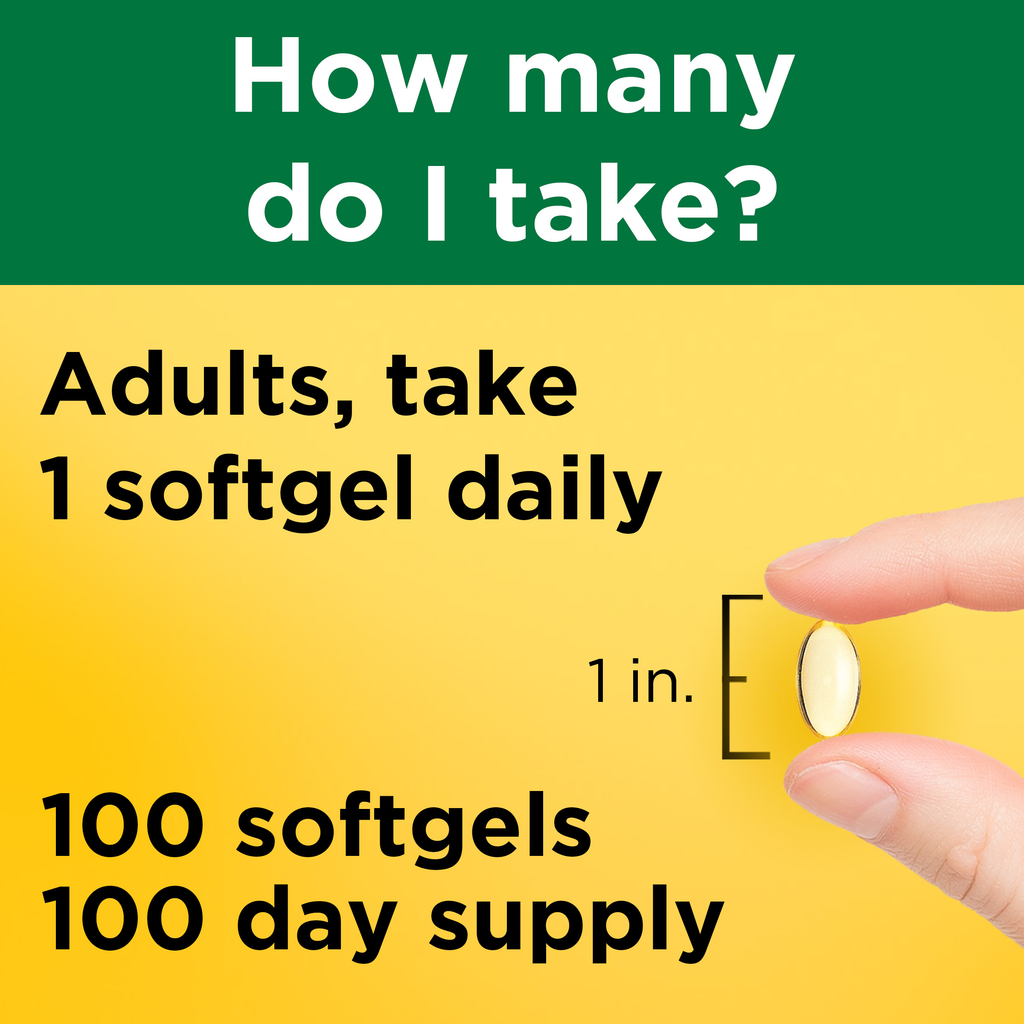 Vitamin E 400 IU (267 mg) d-Alpha Softgels