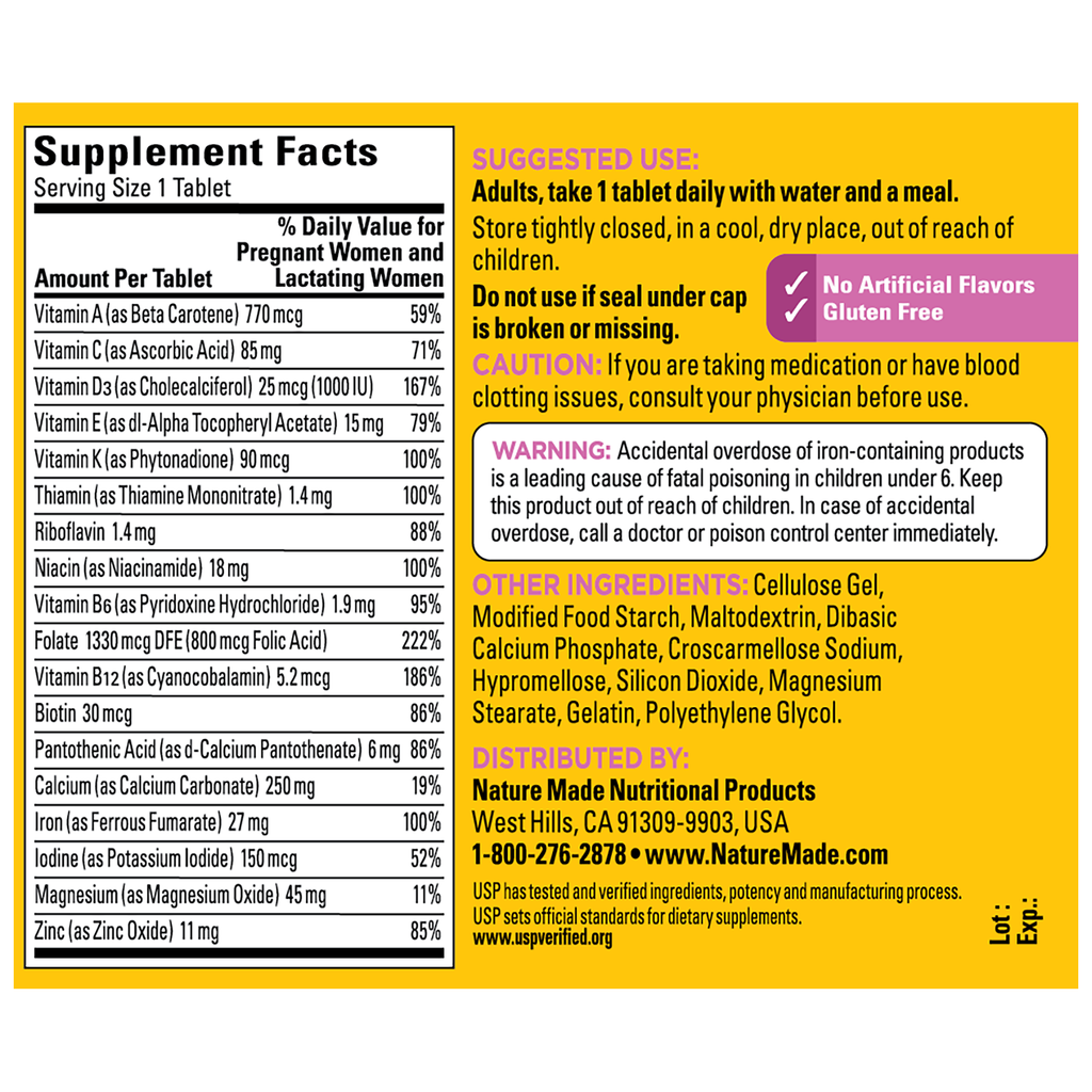 Prenatal Multivitamin Tablets