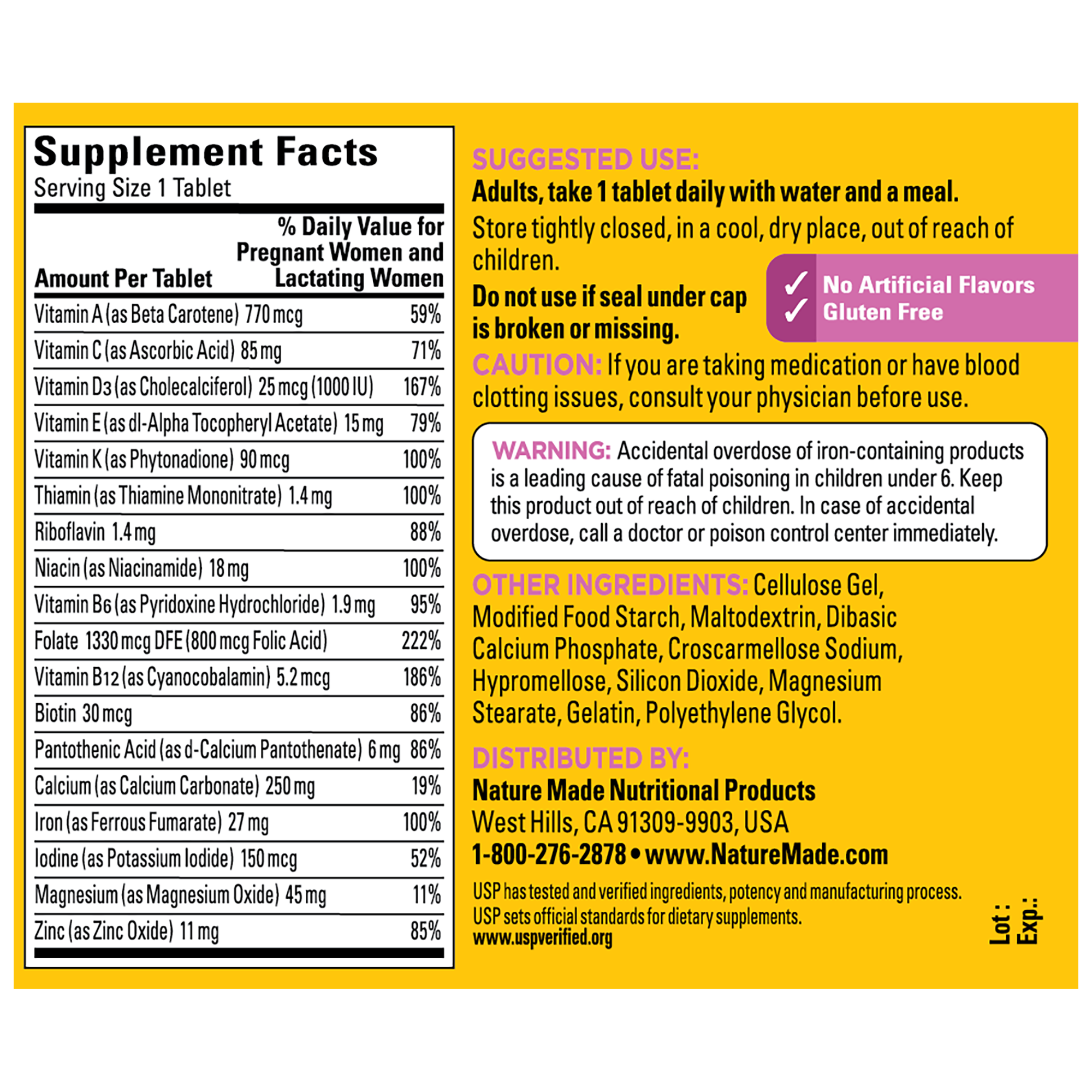 Prenatal Multivitamin Tablets