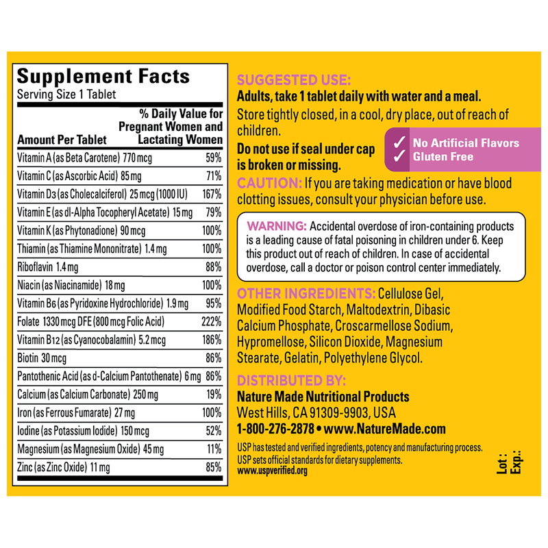 Prenatal Multivitamin Tablets