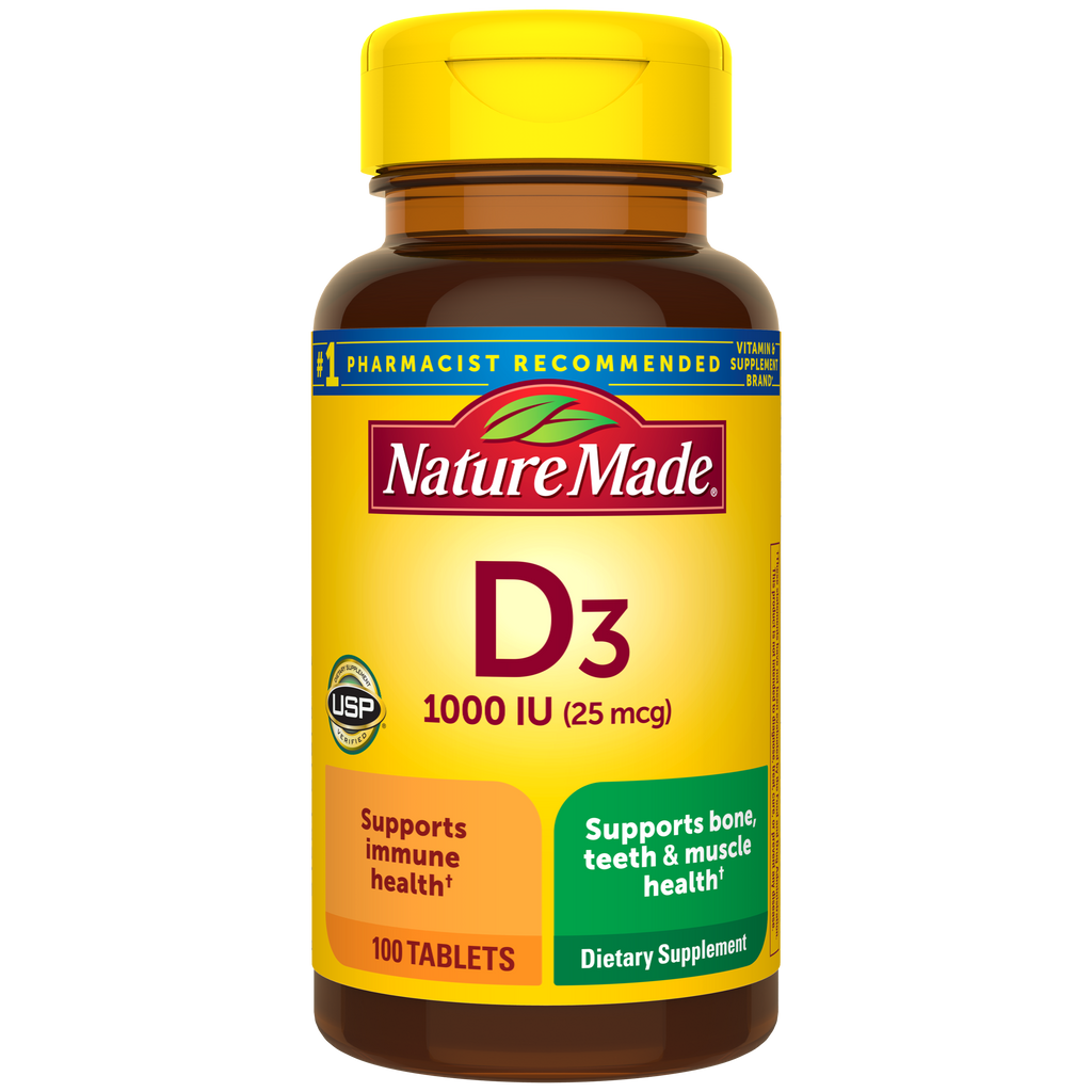 Vitamin D3 1000 IU (25 mcg) Tablets