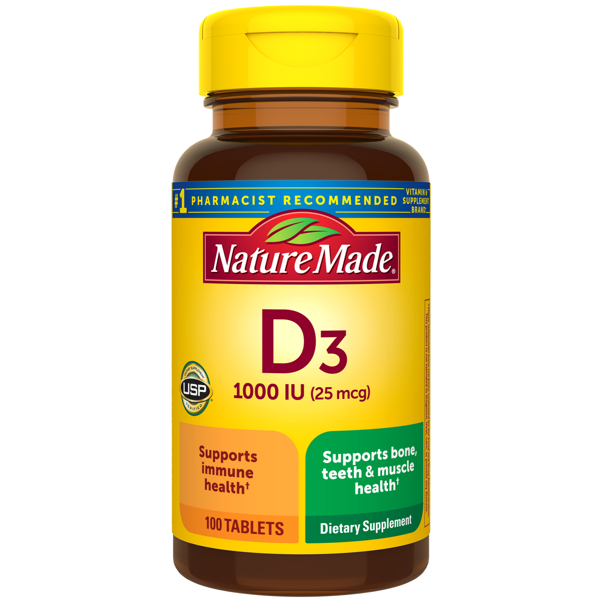 Vitamin D3 1000 IU (25 mcg) Tablets