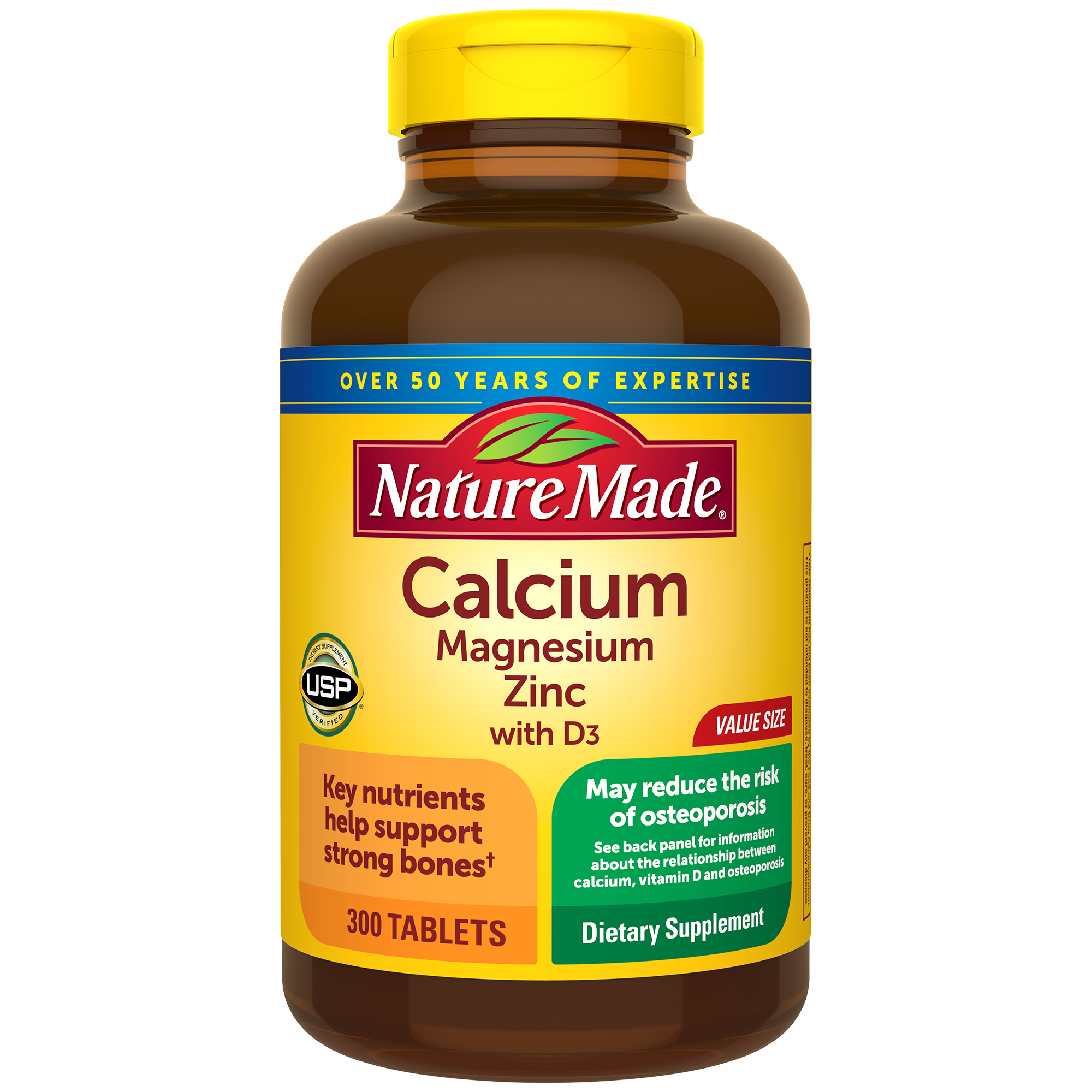 Calcium, Magnesium and Zinc with Vitamin D3 Tablets