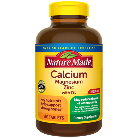 Calcium, Magnesium and Zinc with Vitamin D3 Tablets