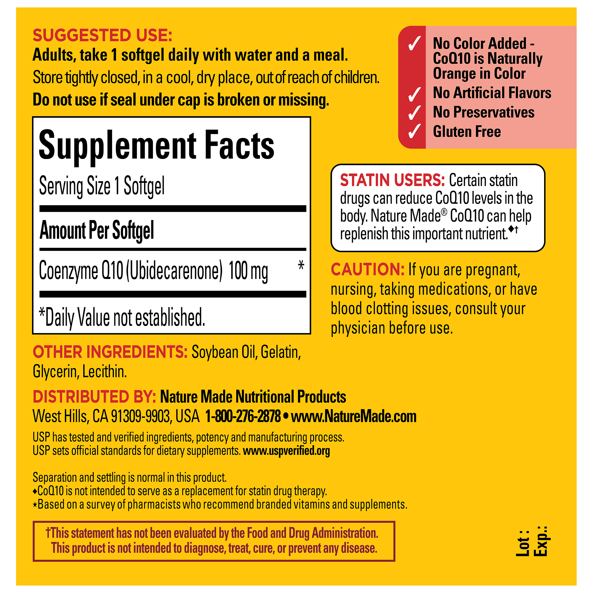 CoQ10 100 mg Softgels