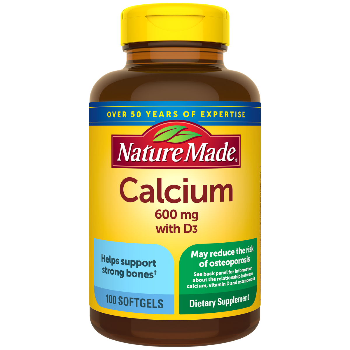 Calcium 600 mg with Vitamin D3 Softgels