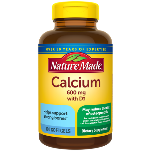 Calcium 600 mg with Vitamin D3 Softgels
