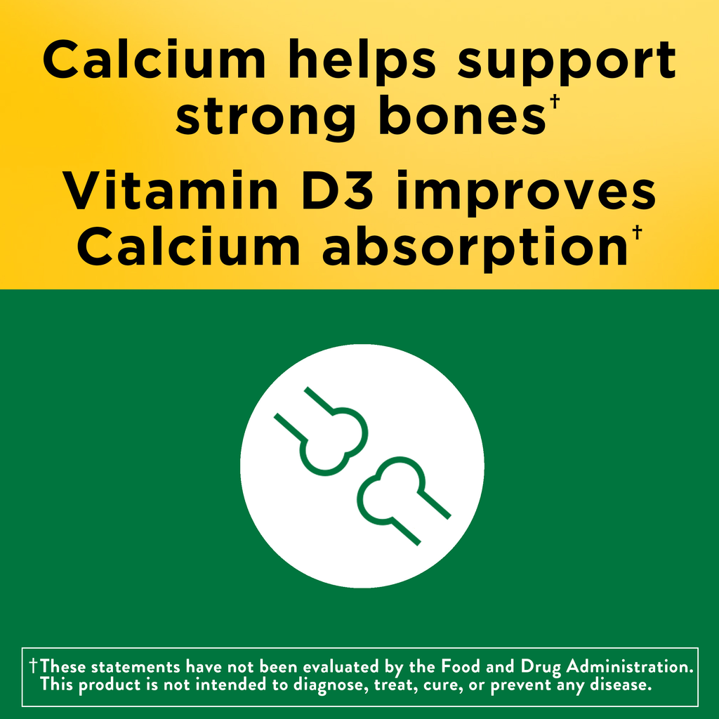 Calcium 500 mg with Vitamin D3 Tablets