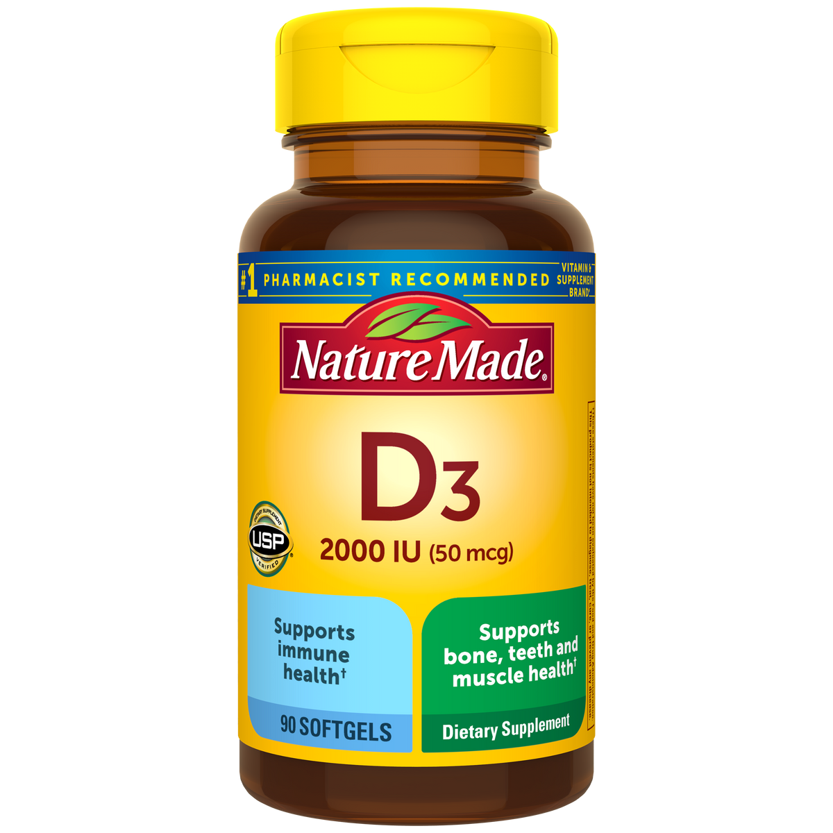 Vitamin D3 2000 IU (50 mcg) Softgels