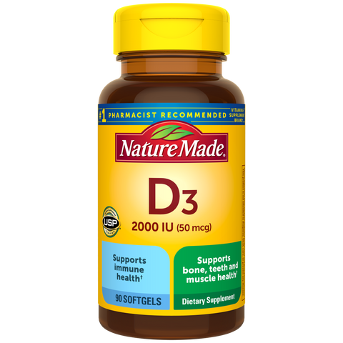 Vitamin D3 2000 IU (50 mcg) Softgels