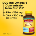Burp-Less♦ Omega-3 From Fish Oil 1200 mg Softgels, One Per Day