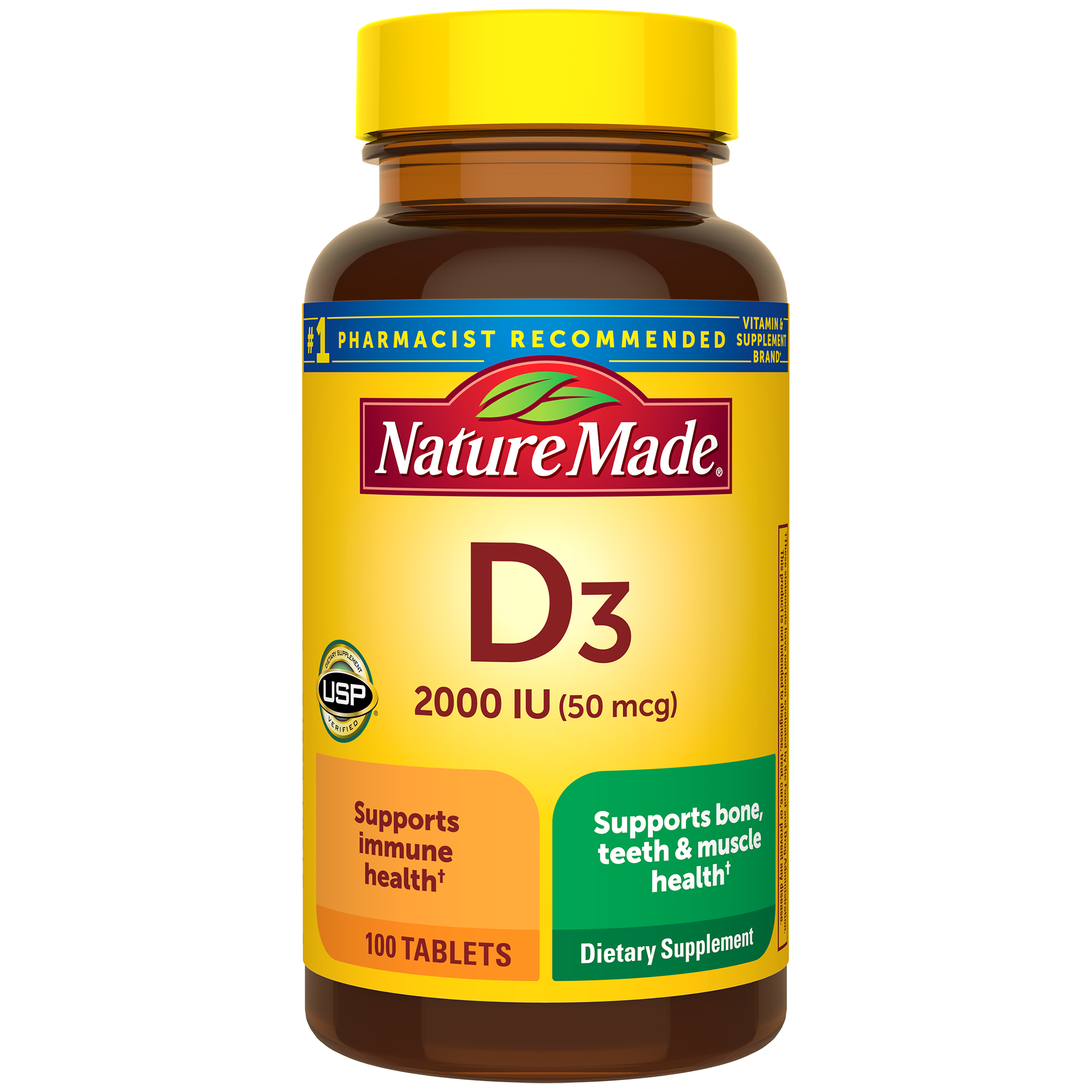 Vitamin D3 2000 IU (50 mcg) Tablets