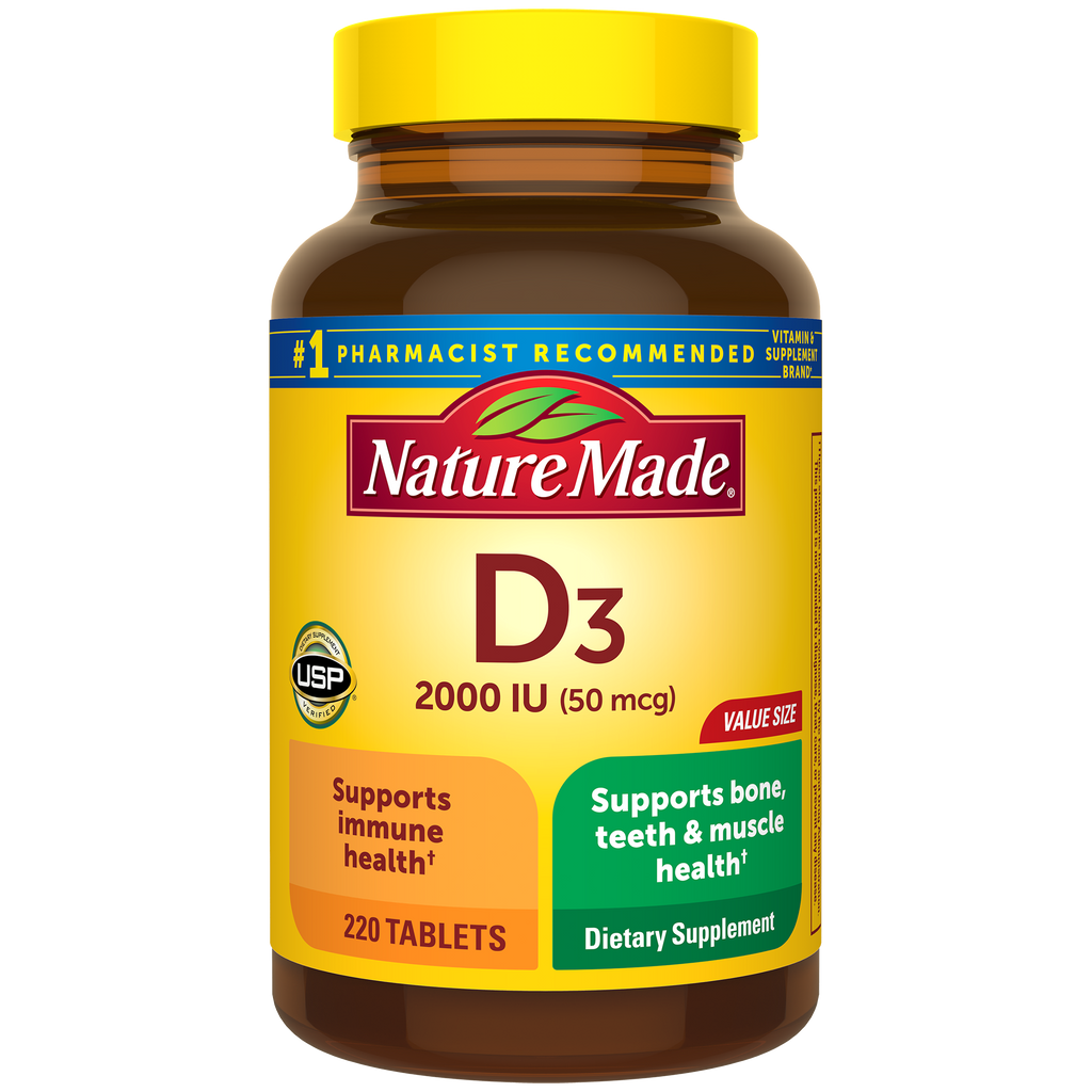Vitamin D3 2000 IU (50 mcg) Tablets