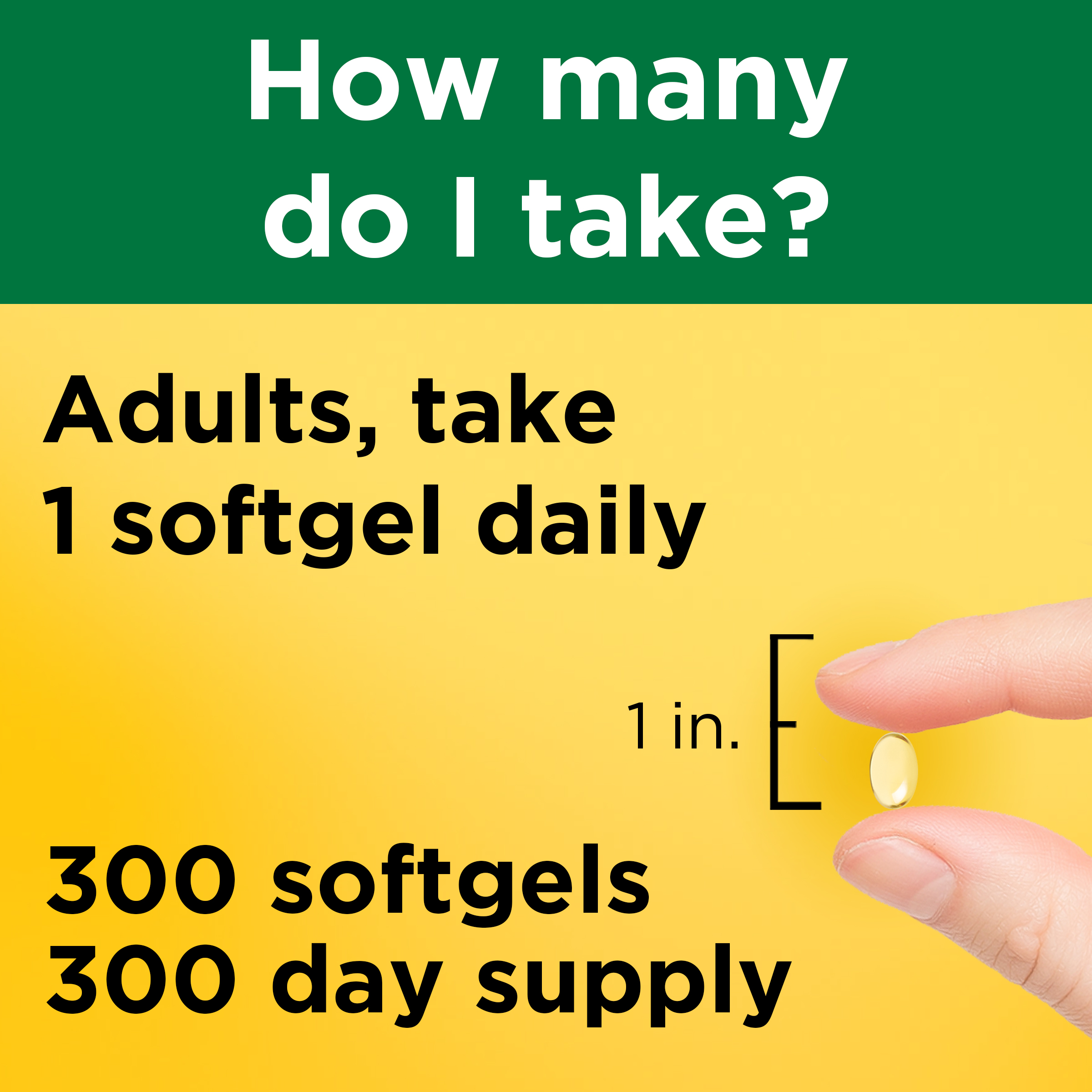 Vitamin D3 1000 IU (25 mcg) Softgels