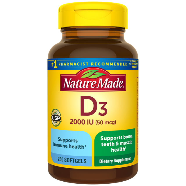 Vitamin D3 2000 IU (50 mcg) Softgels