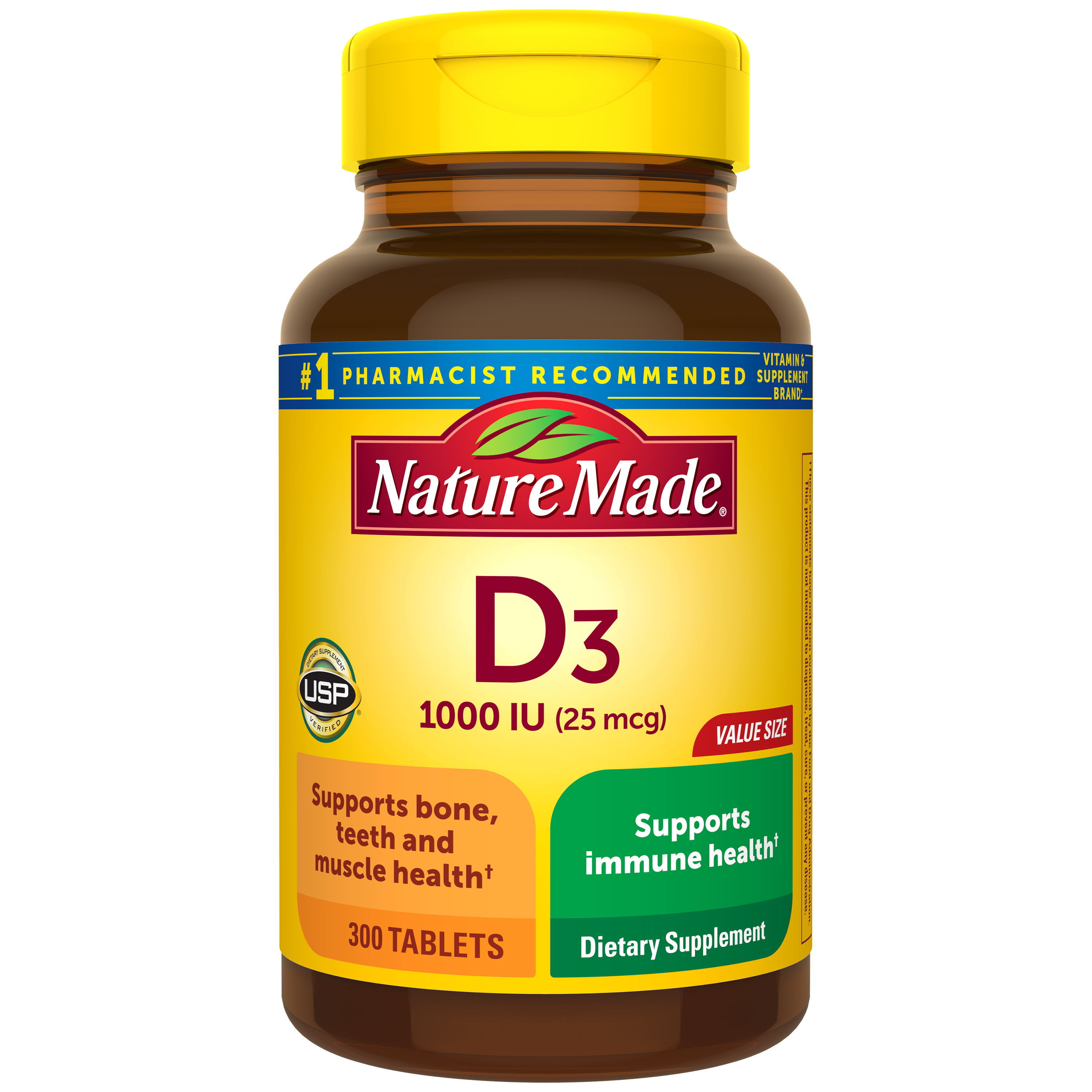 Vitamin D3 1000 IU (25 mcg) Tablets