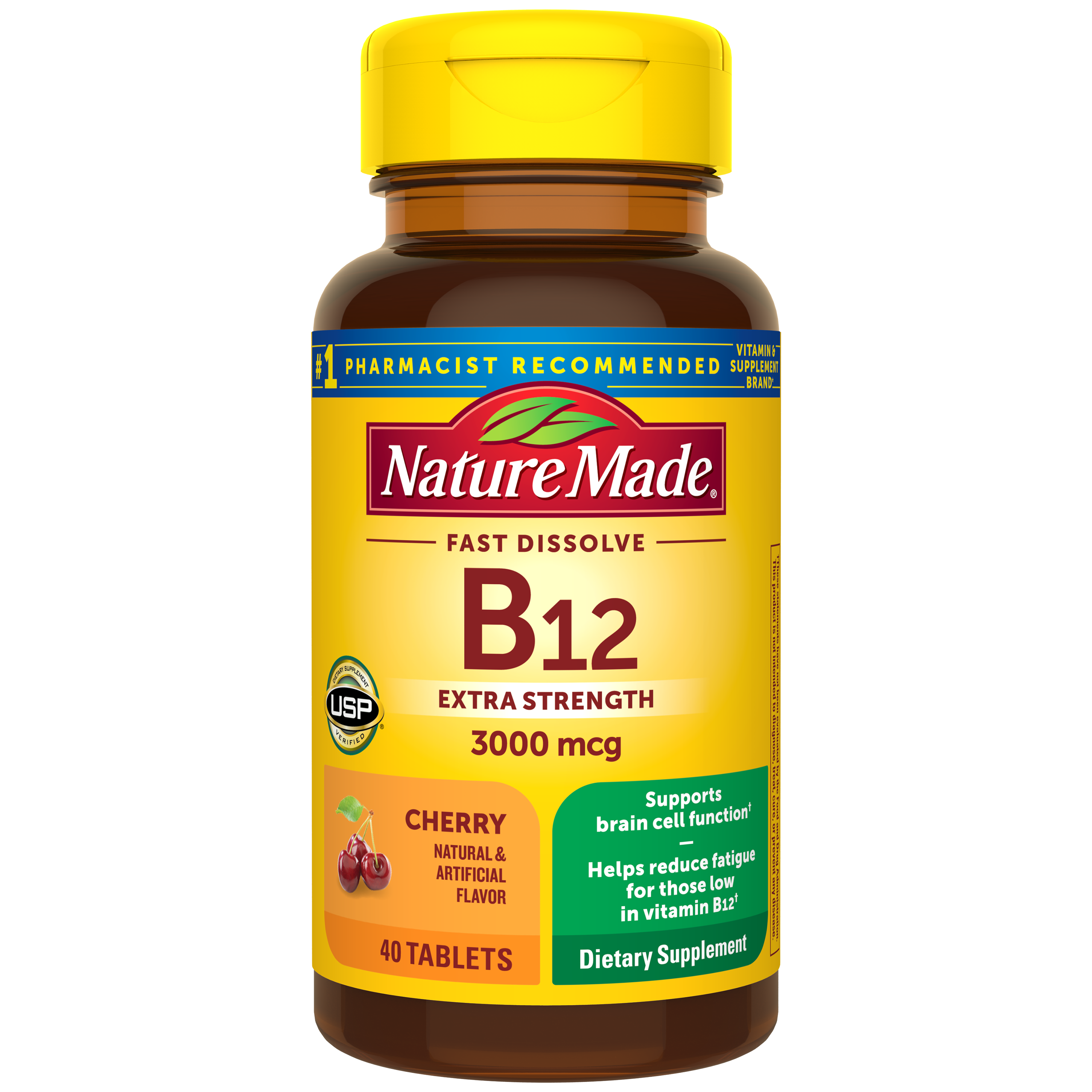 Vitamin B12 3000 mcg Fast Dissolve Tablets