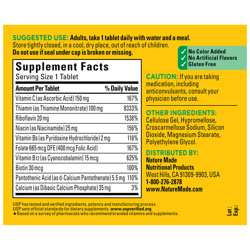 Super B-Complex with C Tablets