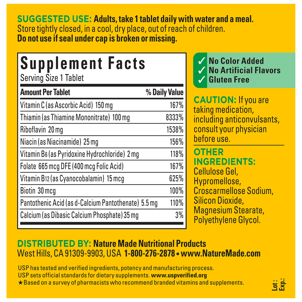 Super B-Complex with C Tablets