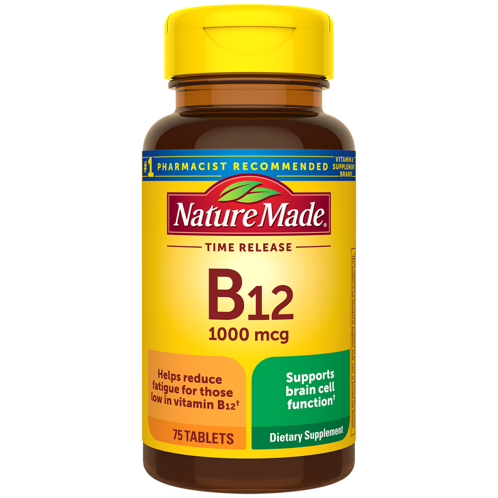 Vitamin B12 Time Release 1000 mcg Tablets