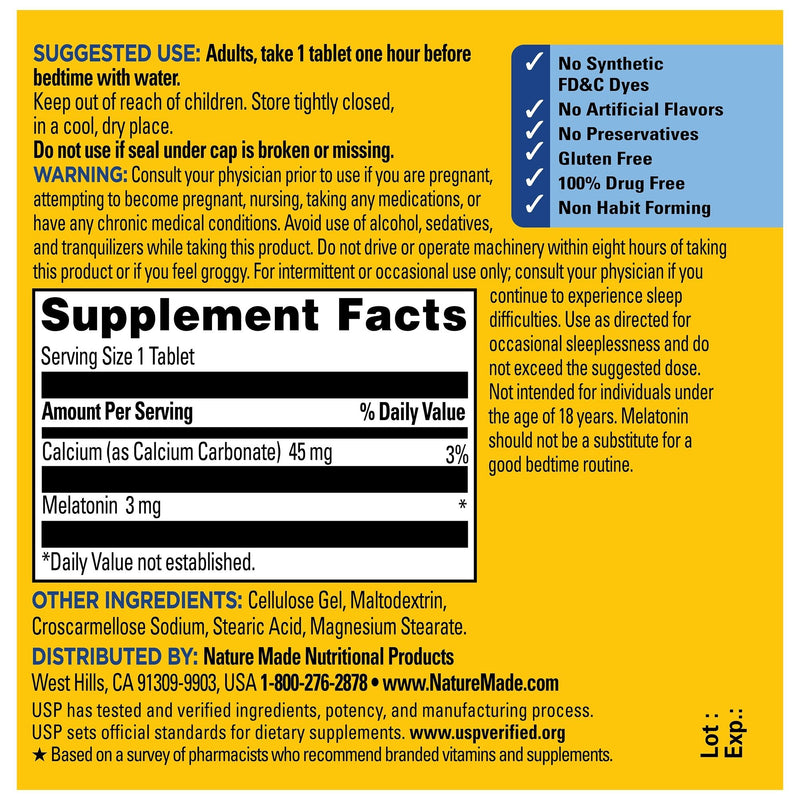 Melatonin 3 mg Tablets