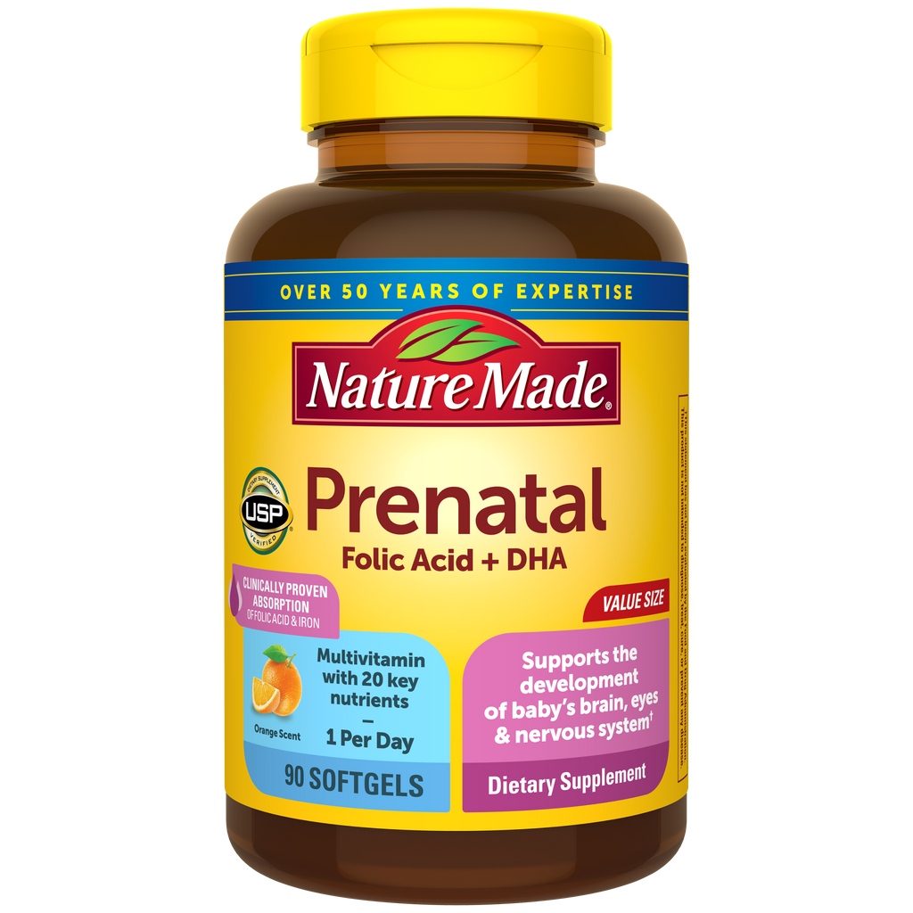 Prenatal Multivitamin Folic Acid + DHA Softgels
