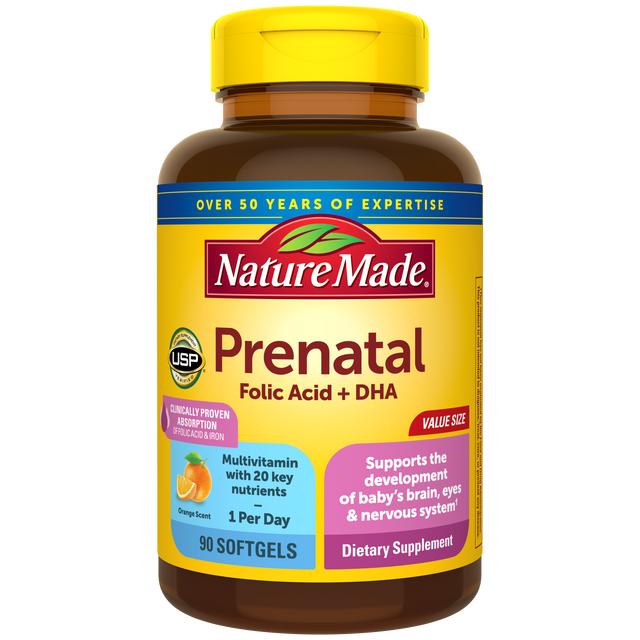 Prenatal Multivitamin Folic Acid + DHA Softgels