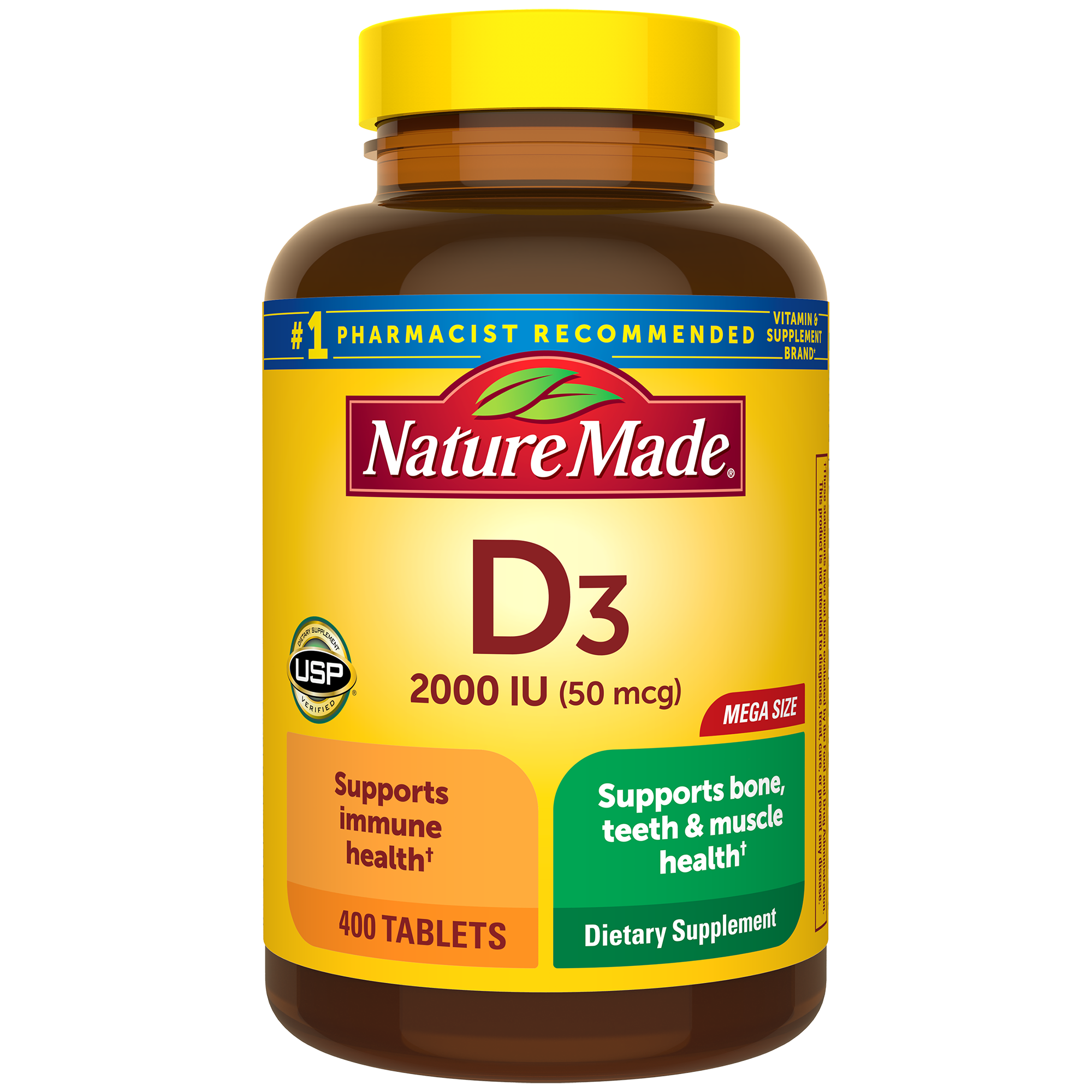 Vitamin D3 2000 IU (50 mcg) Tablets