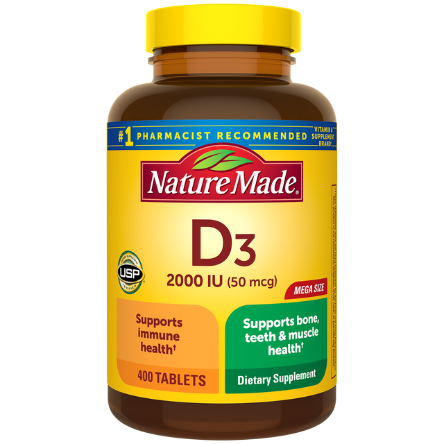 Vitamin D3 2000 IU (50 mcg) Tablets